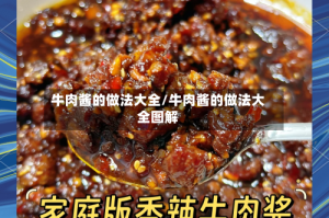 牛肉酱的做法大全/牛肉酱的做法大全图解