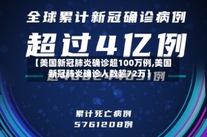 【美国新冠肺炎确诊超100万例,美国新冠肺炎确诊人数超72万】