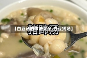 【白豆汤的做法大全,白豆煲汤】