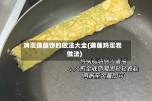 鸡蛋莲藕饼的做法大全(莲藕鸡蛋卷做法)