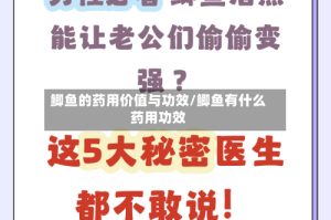 鲫鱼的药用价值与功效/鲫鱼有什么药用功效