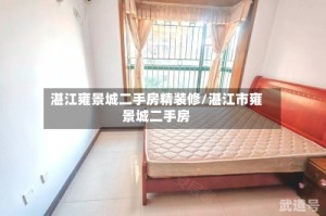 湛江雍景城二手房精装修/湛江市雍景城二手房