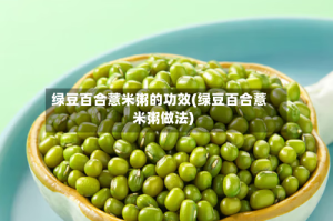 绿豆百合薏米粥的功效(绿豆百合薏米粥做法)