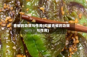 青椒的功效与作用(灯笼青椒的功效与作用)