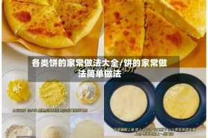 各类饼的家常做法大全/饼的家常做法简单做法