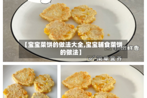 【宝宝菜饼的做法大全,宝宝辅食菜饼的做法】