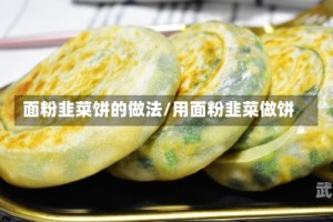 面粉韭菜饼的做法/用面粉韭菜做饼