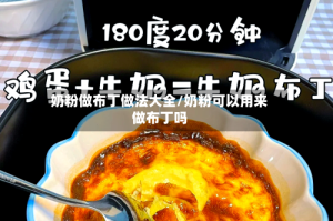 奶粉做布丁做法大全/奶粉可以用来做布丁吗