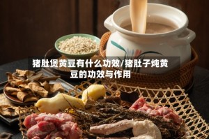 猪肚煲黄豆有什么功效/猪肚子炖黄豆的功效与作用
