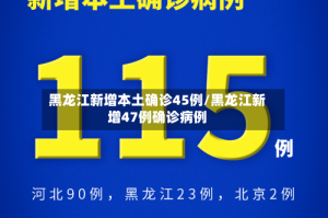 黑龙江新增本土确诊45例/黑龙江新增47例确诊病例
