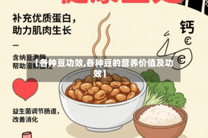 【各种豆功效,各种豆的营养价值及功效】