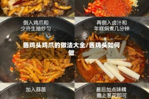 酱鸡头鸡爪的做法大全/酱鸡头如何做