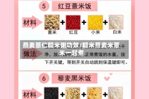 燕麦薏仁糙米粥功效/糙米燕麦米薏米一起煮