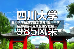 四川大学经济学院怎么样/四川大学经济学院研究生在哪个校区
