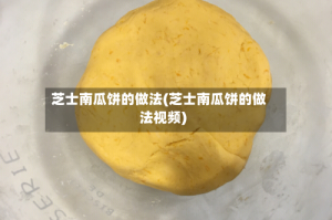 芝士南瓜饼的做法(芝士南瓜饼的做法视频)