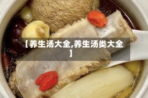 【养生汤大全,养生汤类大全】