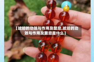 【琥珀的功效与作用及禁忌,琥珀的功效与作用及禁忌是什么】