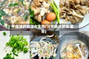 平菇汤的做法大全窍门(平菇汤做法 家常)