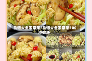 食谱大全家常菜/食谱大全家常菜100种做法