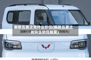 新款五菱之光什么价位(新款五菱之光什么价位能买)