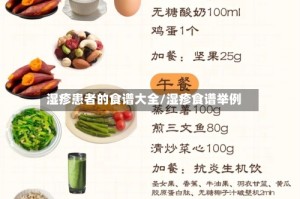 湿疹患者的食谱大全/湿疹食谱举例