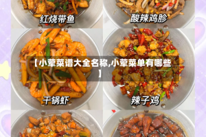 【小荤菜谱大全名称,小荤菜单有哪些】