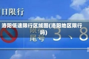 洛阳低速限行区域图(洛阳地区限行吗)