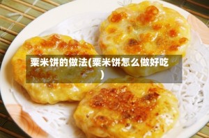 粟米饼的做法(粟米饼怎么做好吃)