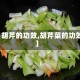 【胡芹的功效,胡芹菜的功效】
