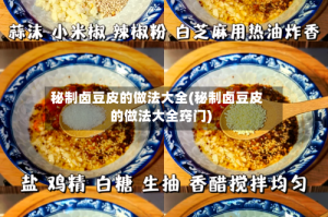 秘制卤豆皮的做法大全(秘制卤豆皮的做法大全窍门)