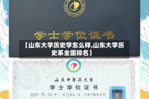 【山东大学历史学怎么样,山东大学历史系全国排名】