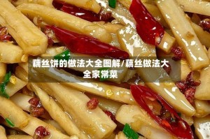藕丝饼的做法大全图解/藕丝做法大全家常菜