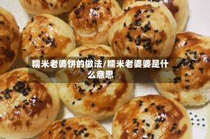 糯米老婆饼的做法/糯米老婆婆是什么意思