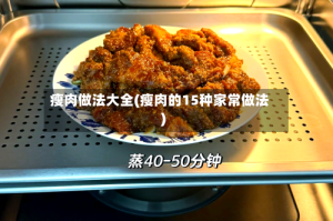 瘦肉做法大全(瘦肉的15种家常做法)