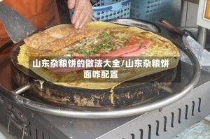 山东杂粮饼的做法大全/山东杂粮饼面咋配置
