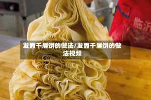 发面千层饼的做法/发面千层饼的做法视频