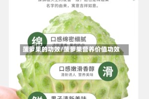 菠萝果的功效/菠萝果营养价值功效