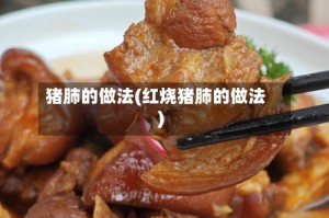 猪肺的做法(红烧猪肺的做法)