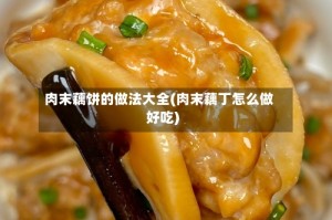 肉末藕饼的做法大全(肉末藕丁怎么做好吃)