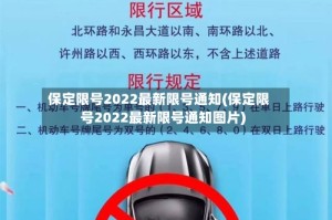 保定限号2022最新限号通知(保定限号2022最新限号通知图片)