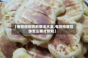 【电饼档馅饼的做法大全,电饼档做馅饼怎么做才软和】