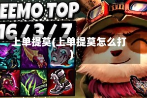 上单提莫(上单提莫怎么打)