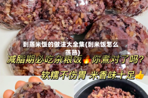 剩蒸米饭的做法大全集(剩米饭怎么蒸熟)