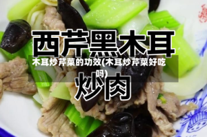 木耳炒芹菜的功效(木耳炒芹菜好吃吗)