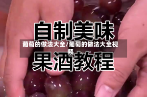 葡萄的做法大全/葡萄的做法大全视频