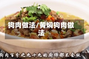 狗肉做法/黄焖狗肉做法