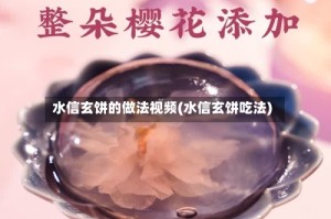水信玄饼的做法视频(水信玄饼吃法)
