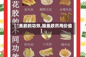 【鮸鱼胶的功效,鳇鱼胶药用价值】