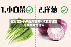 紫甘蓝汁的功效与作用/洋葱紫甘蓝汁的功效与作用