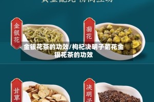 金银花茶的功效/枸杞决明子菊花金银花茶的功效